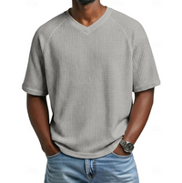 Crosby | V-neck Short Sleeve Waffle Shirt