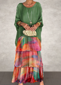 Caroline | Elegant Flowing Maxi Dress