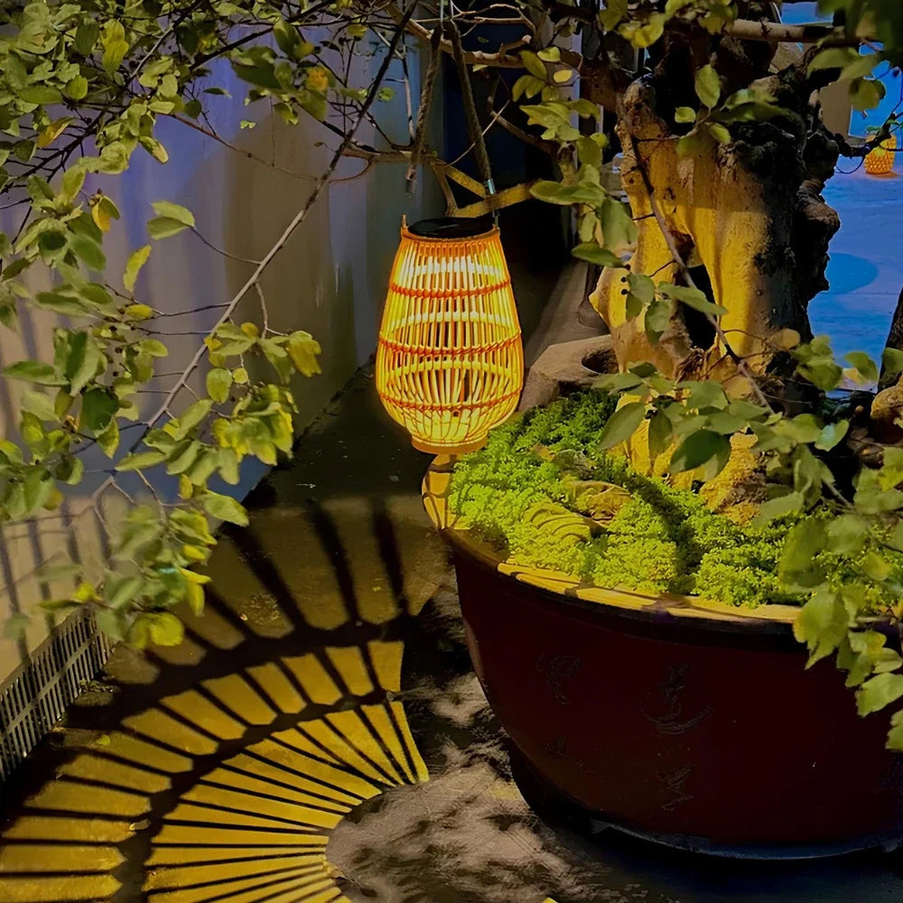 Solara™ Woven Lantern