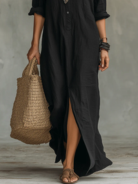Shirley | Elegant Silhouette Flattering Maxi Dress
