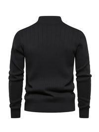 Reid | Quarter-Zip Stand Collar Sweater