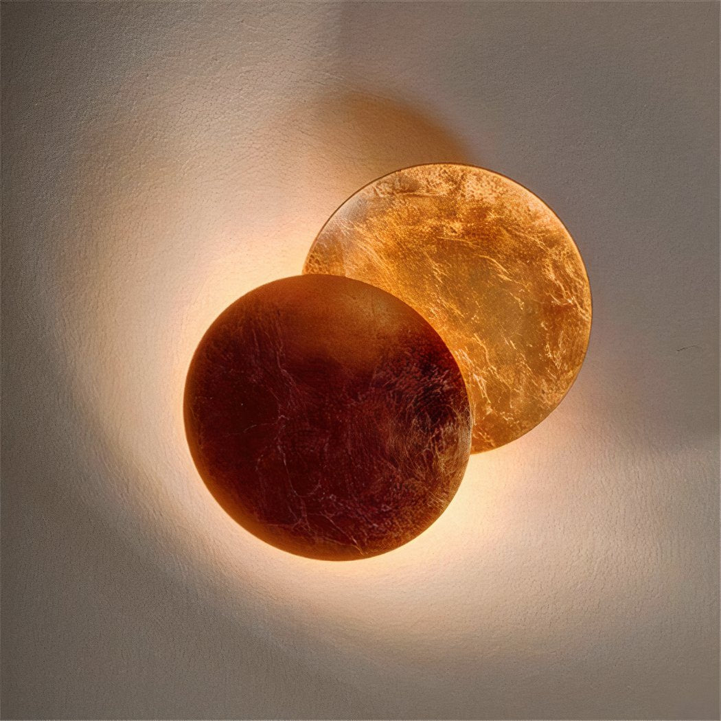 Applique murale créative en forme d'éclipse de lune