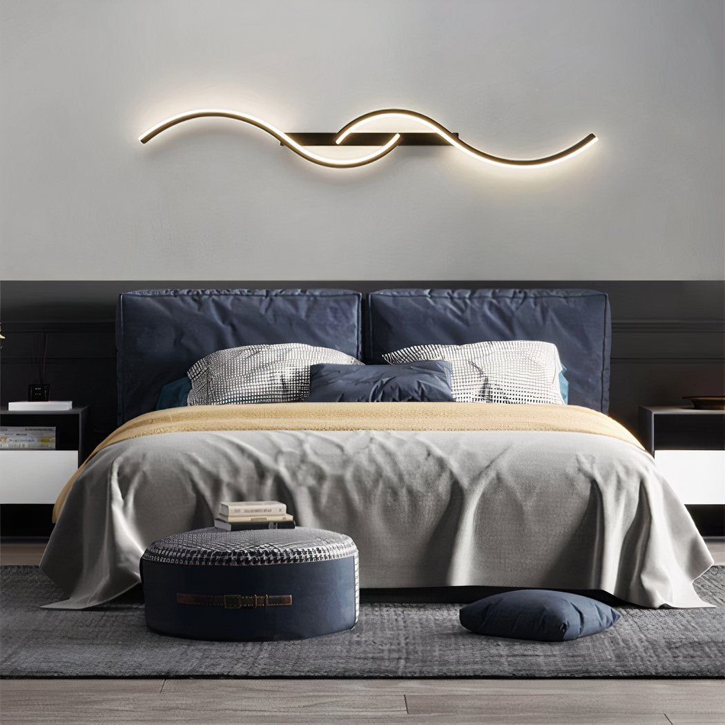 Applique murale design en S