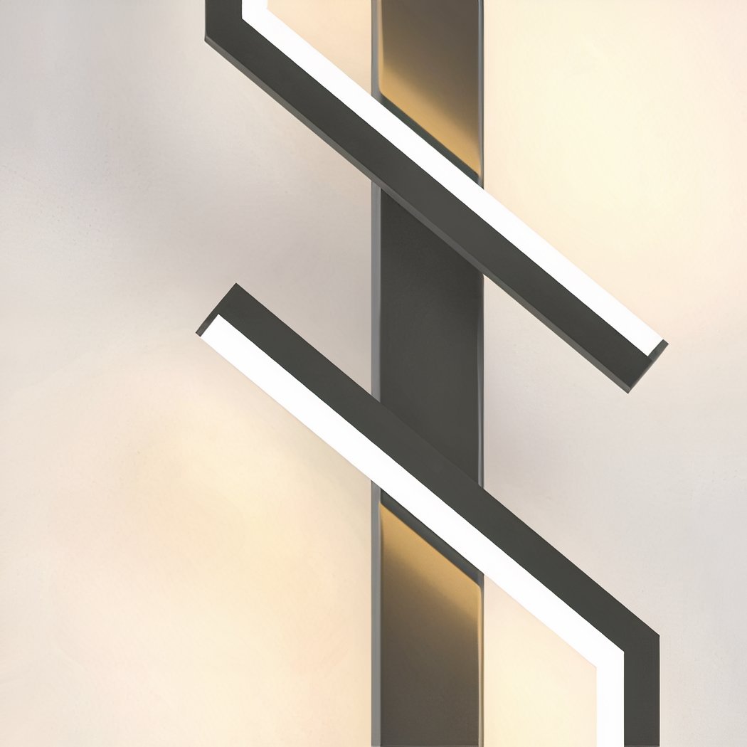 Applique murale design minimaliste effet miroir linéaire