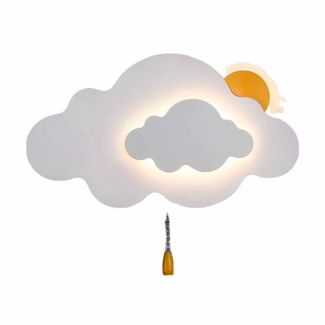 Applique murale nuage et soleil chambre d'enfant