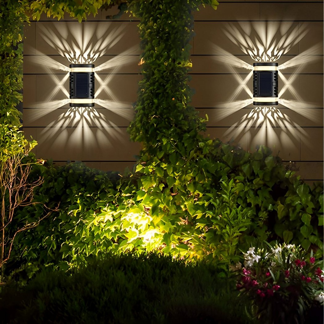 Applique murale solaire LED : imperméable et sans fil