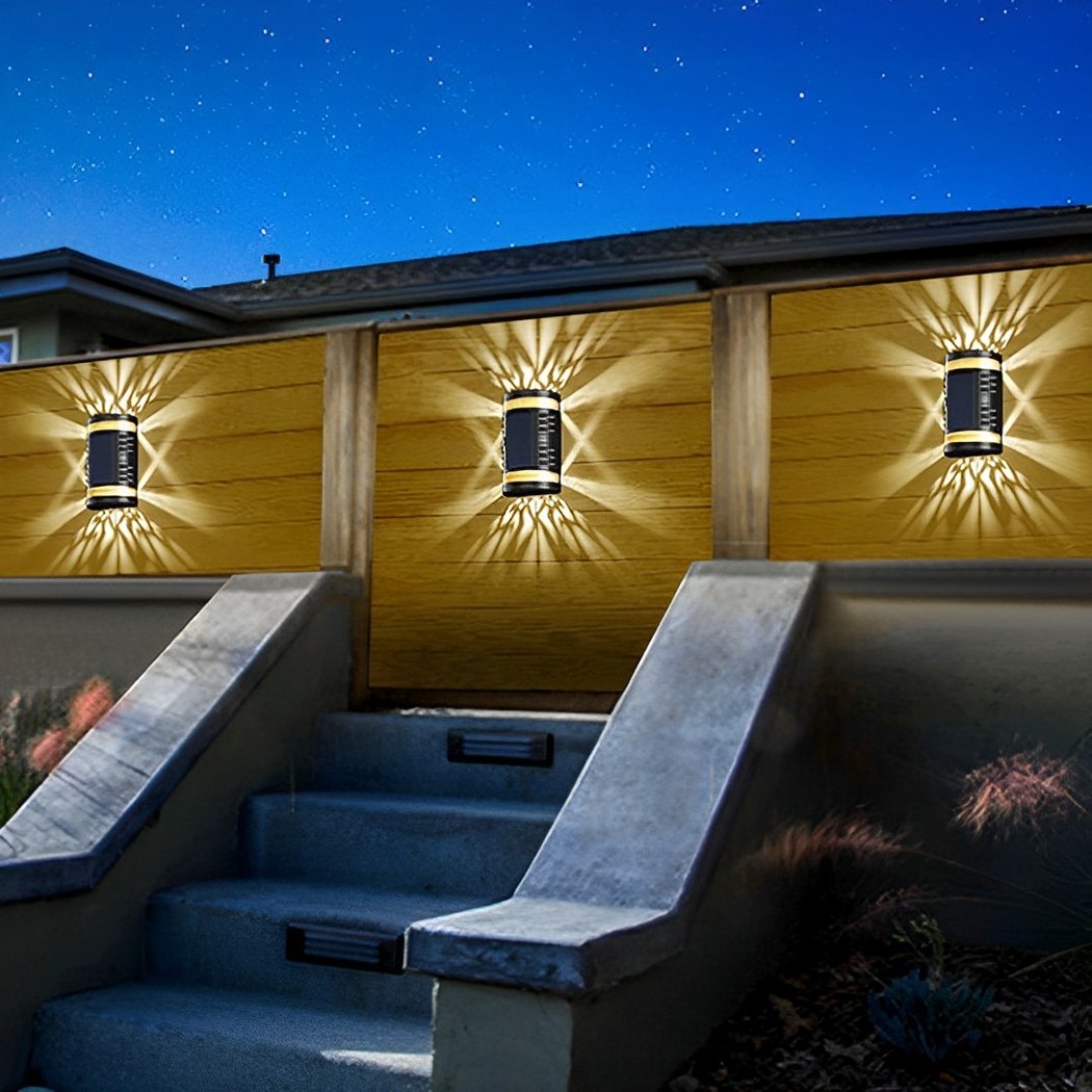 Applique murale solaire LED : imperméable et sans fil