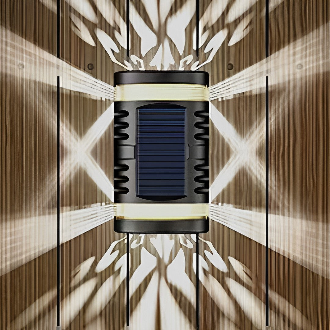 Applique murale solaire LED : imperméable et sans fil