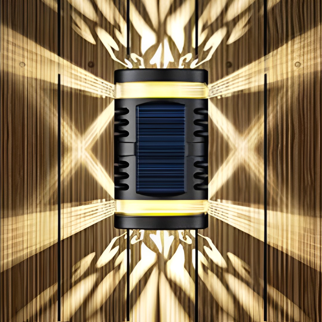 Applique murale solaire LED : imperméable et sans fil