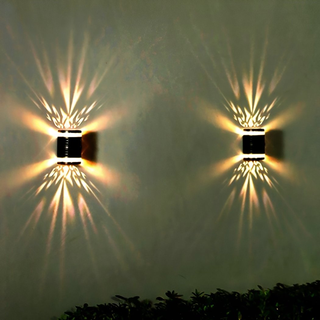 Applique murale solaire LED : imperméable et sans fil