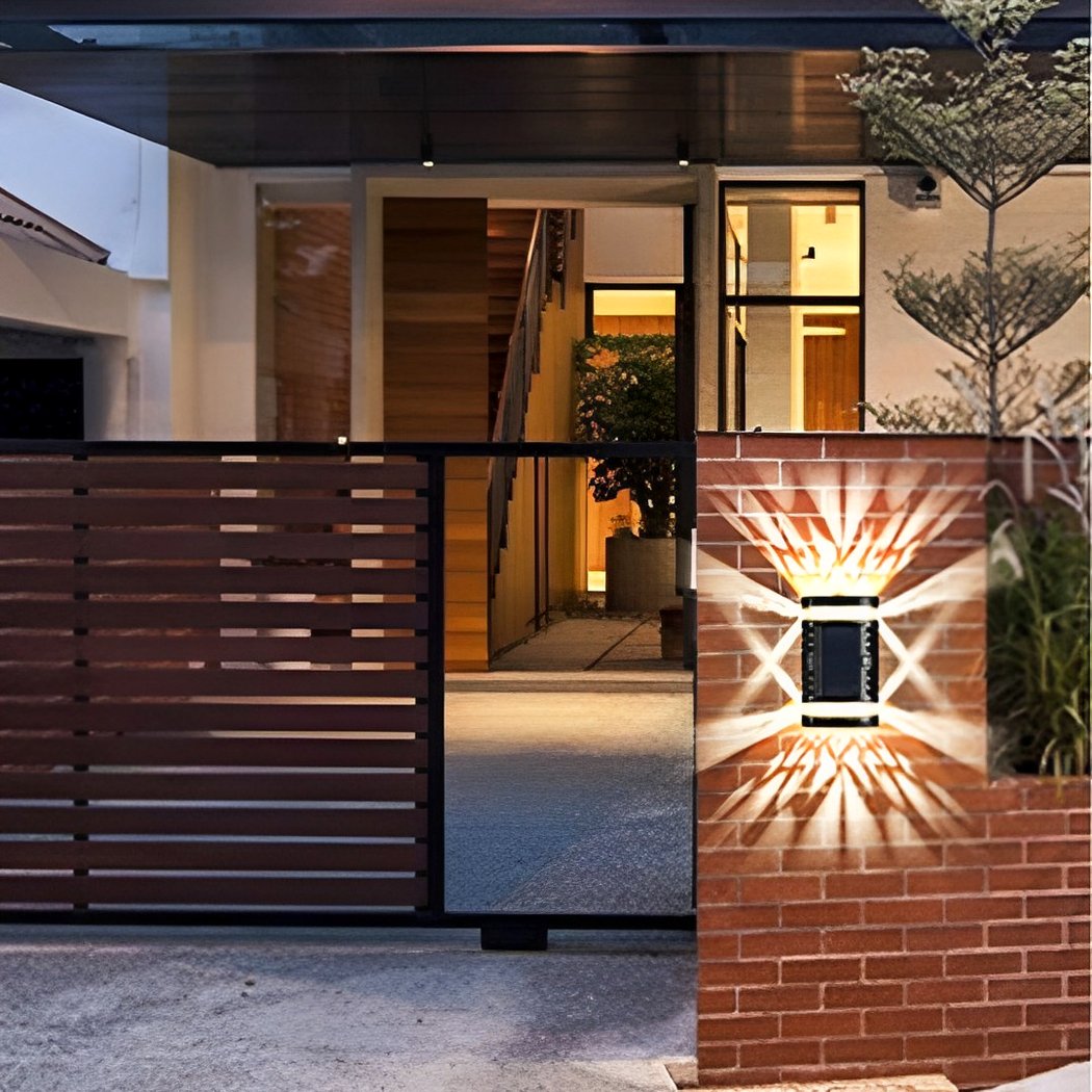 Applique murale solaire LED : imperméable et sans fil