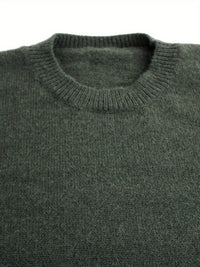 Lydia | Striped-Cuff Ribbed Sweater