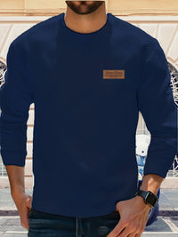 Elias | Textured Crew Neck Sweatshirt