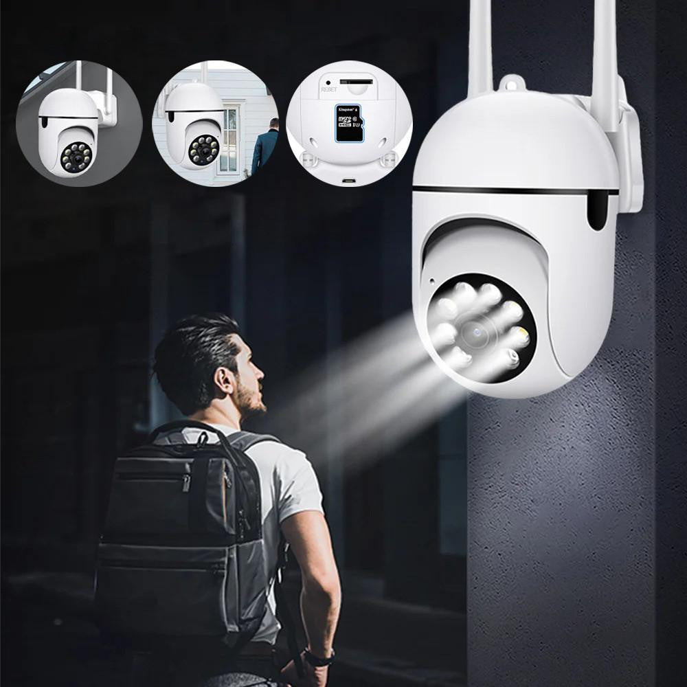 Caméra De Surveillance Extérieure Sans Fil Wifi