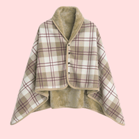 Linnea | Buttoned Wrap Shawl
