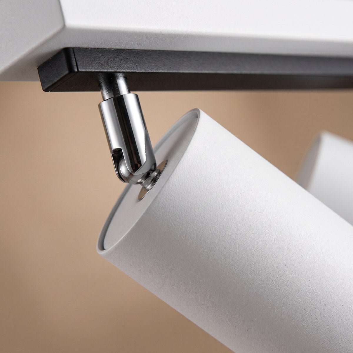 Plafonnier 2 spots cylindres orientables, 2 coloris