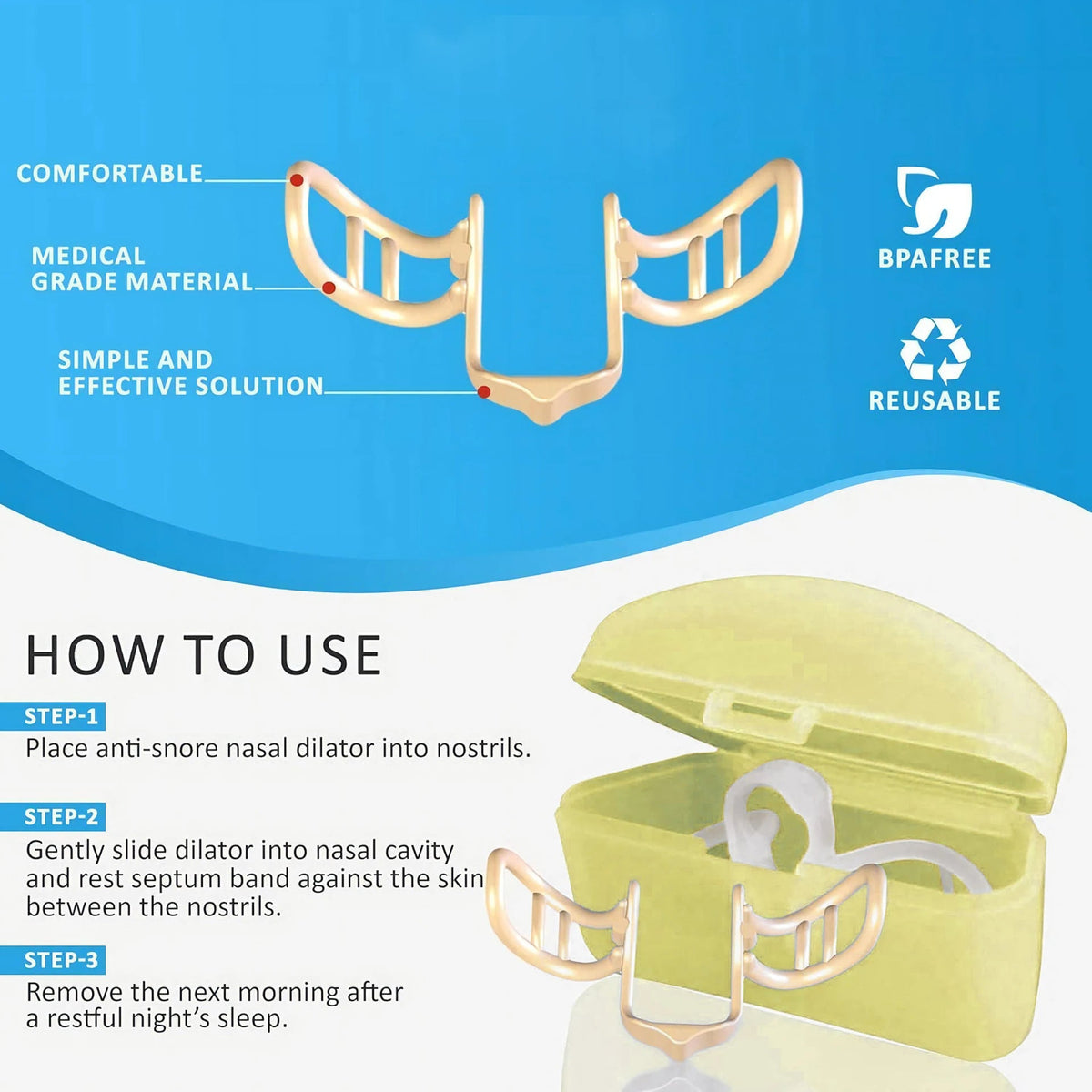 Silicone Nasal Dilator