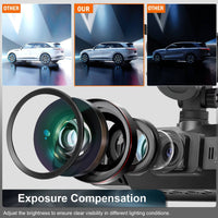 Wireless Car Dash Cam Front And Rear With Night Vision