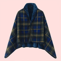 Linnea | Buttoned Wrap Shawl
