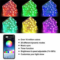 Guirlandes Lumineuses LED - Décoration de Noël Unique