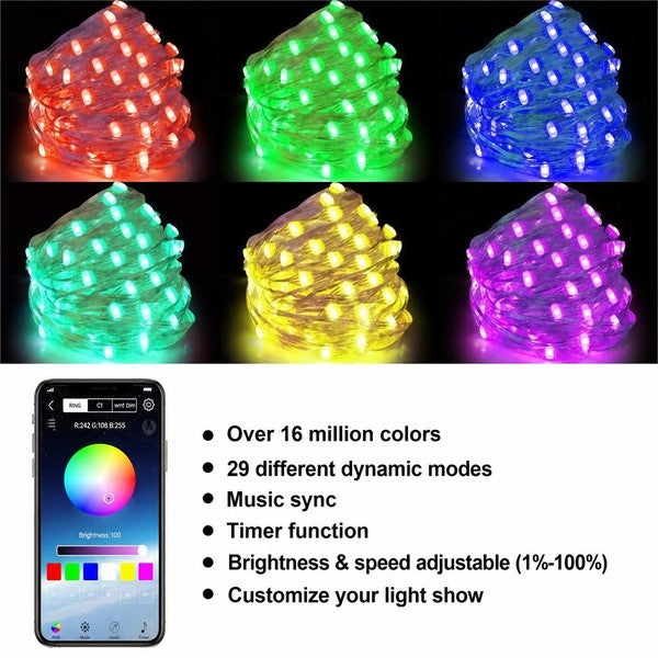 Guirlandes Lumineuses LED - Décoration de Noël Unique