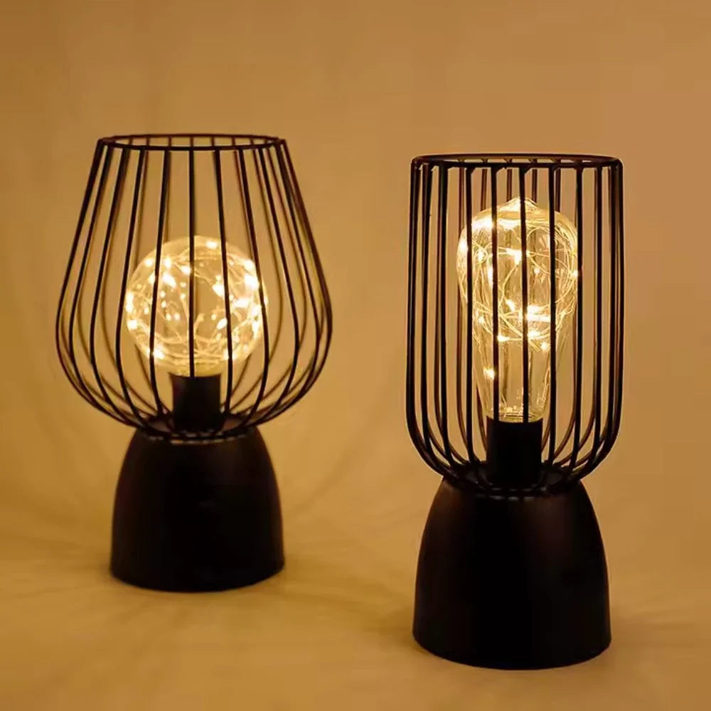 Radiant Iron Lamp