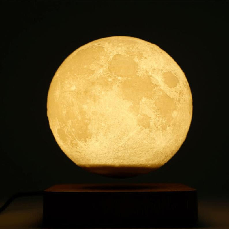 Lampe Lunaire Lumineuse en Lévitation Magnétique