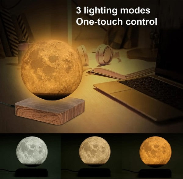 Lampe Lunaire Lumineuse en Lévitation Magnétique