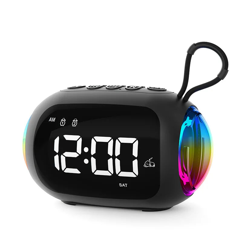 Mini Radio Réveil Lumineux LED