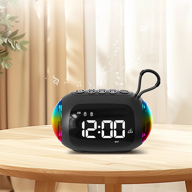 Mini Radio Réveil Lumineux LED