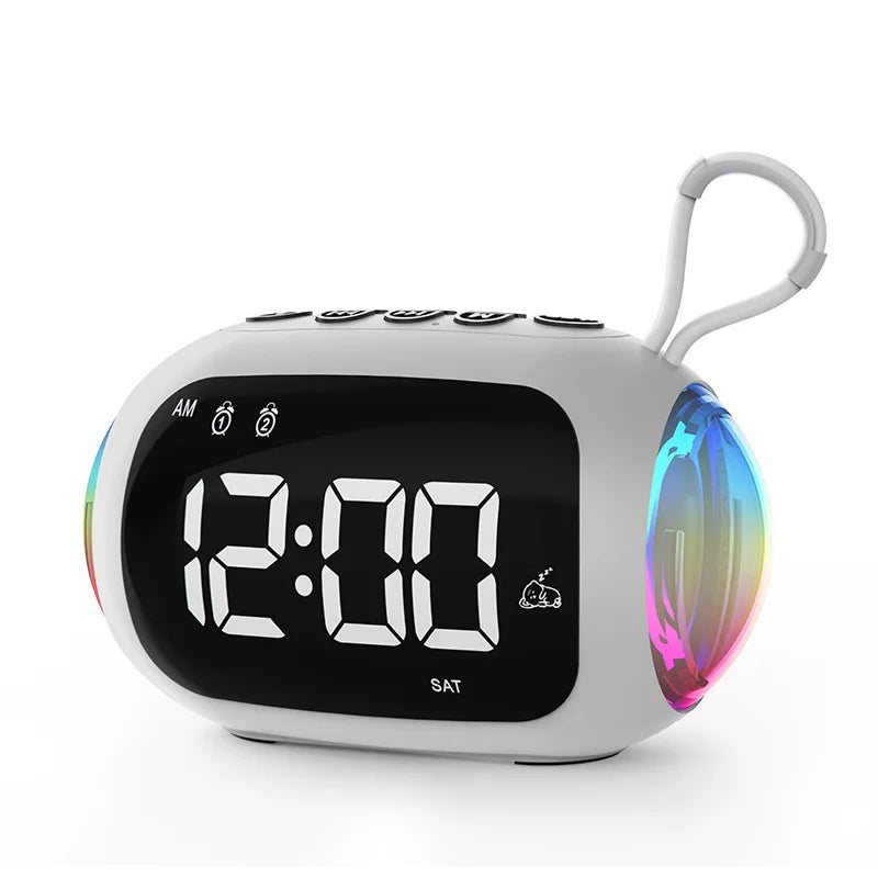 Mini Radio Réveil Lumineux LED