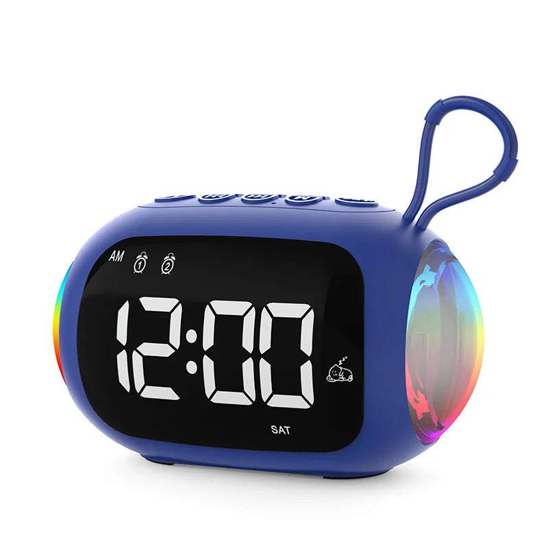 Mini Radio Réveil Lumineux LED