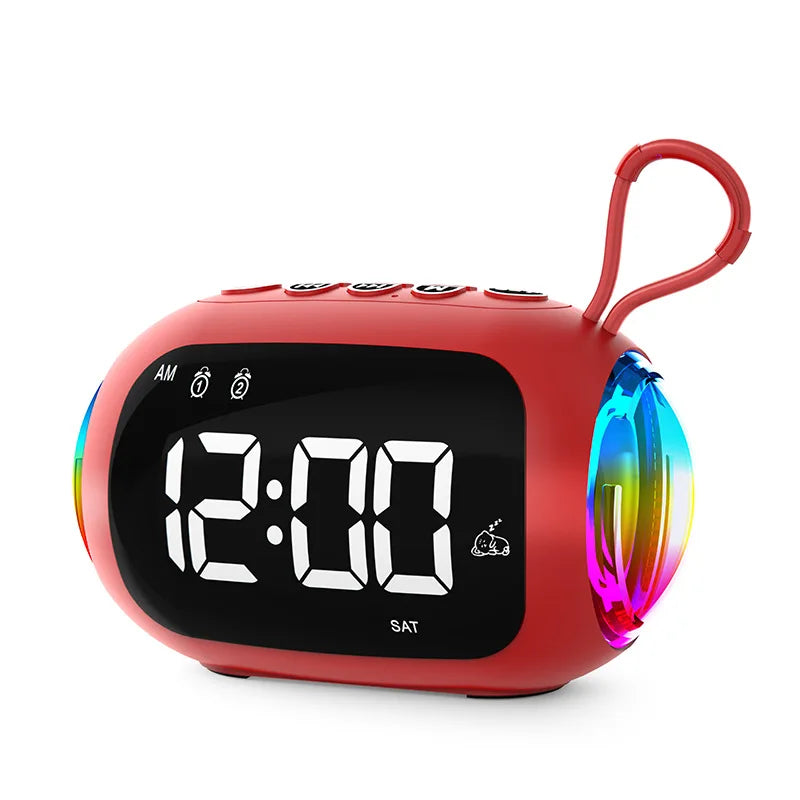 Mini Radio Réveil Lumineux LED