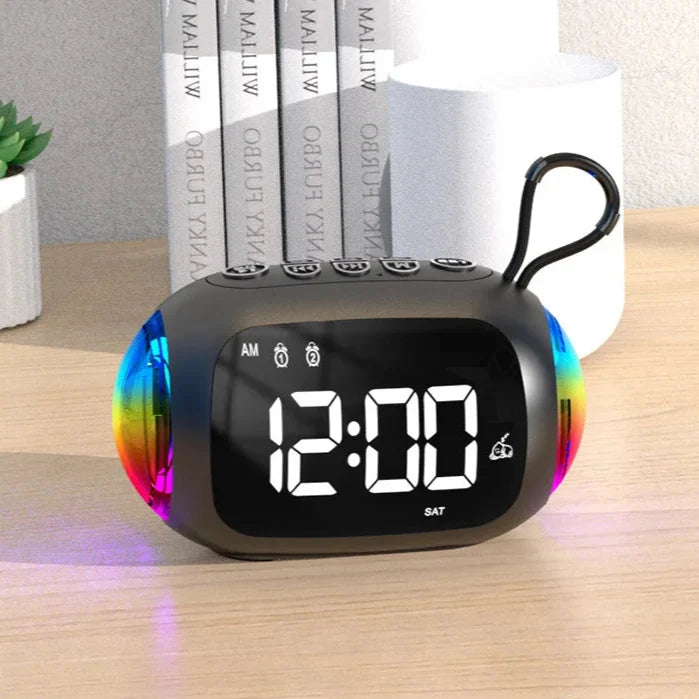 Mini Radio Réveil Lumineux LED