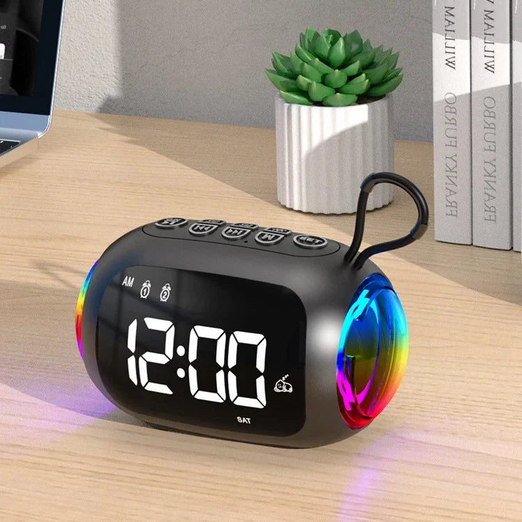 Mini Radio Réveil Lumineux LED