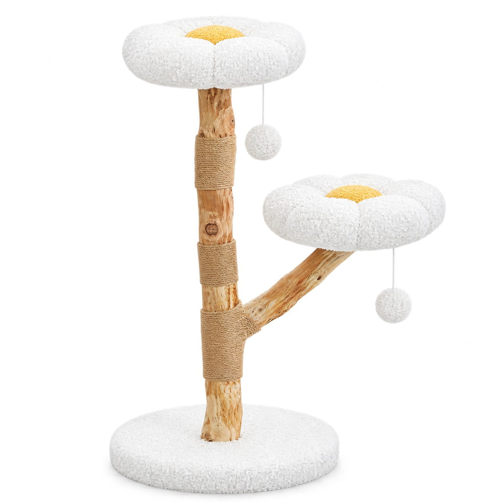 Daisy Perch cat tree on white background