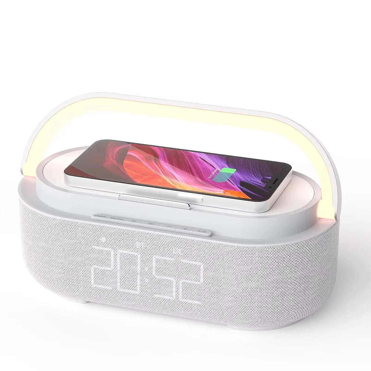 Radio Réveil Lumineux LED avec Bluetooth et radio FM