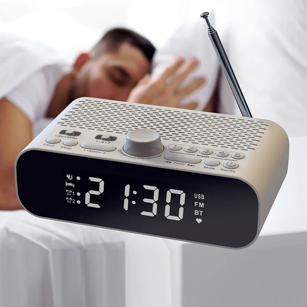 Radio Réveil Vintage avec radio FM
