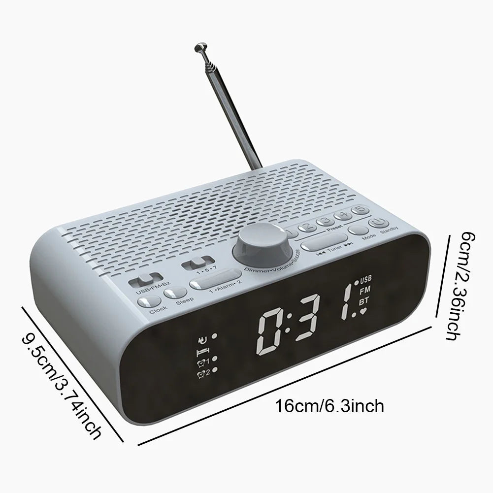 Radio Réveil Vintage avec radio FM