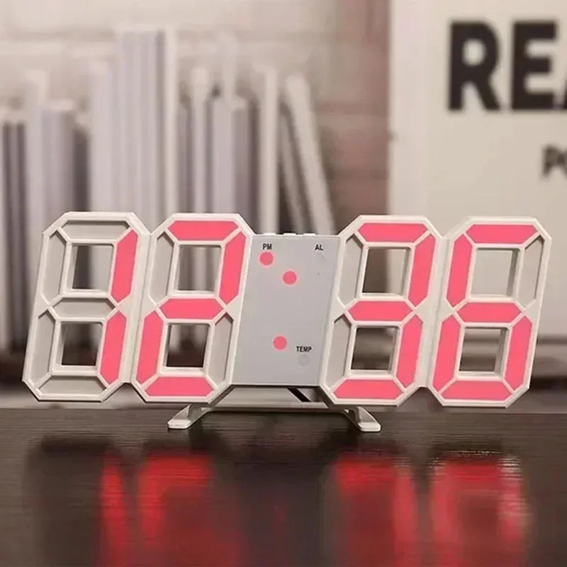 Réveil LED Numérique 3D