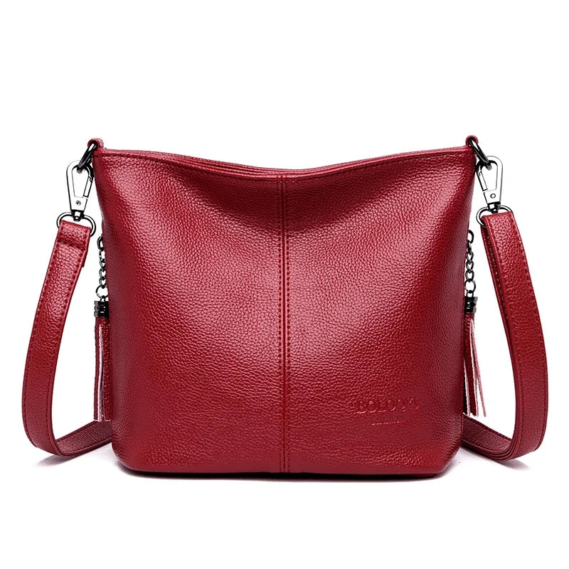 Sac bandoulière femme en simili cuir