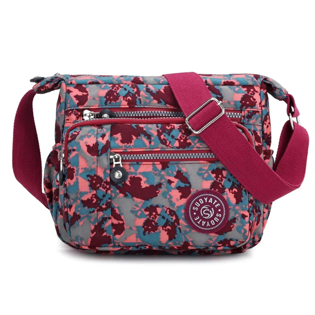 Sac bandoulière en nylon femme, léger, robuste et ultra-pratique
