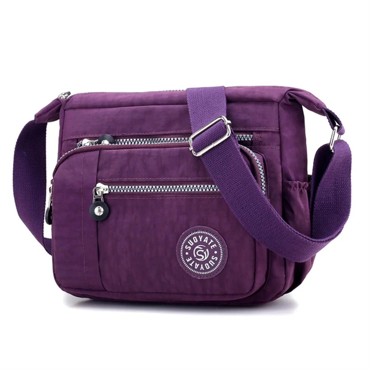 Sac bandoulière en nylon femme, léger, robuste et ultra-pratique