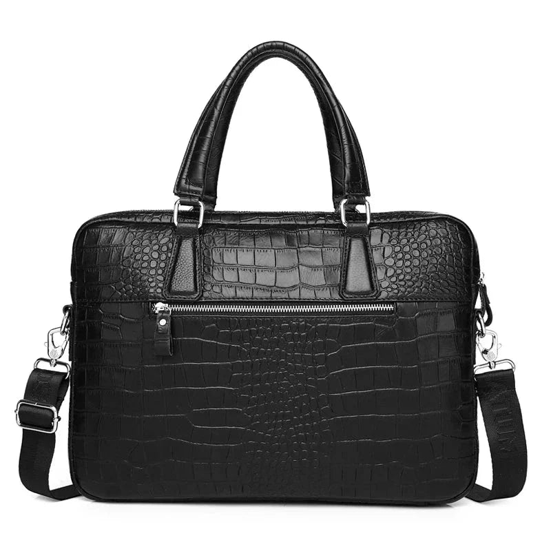 Sac ordinateur croco