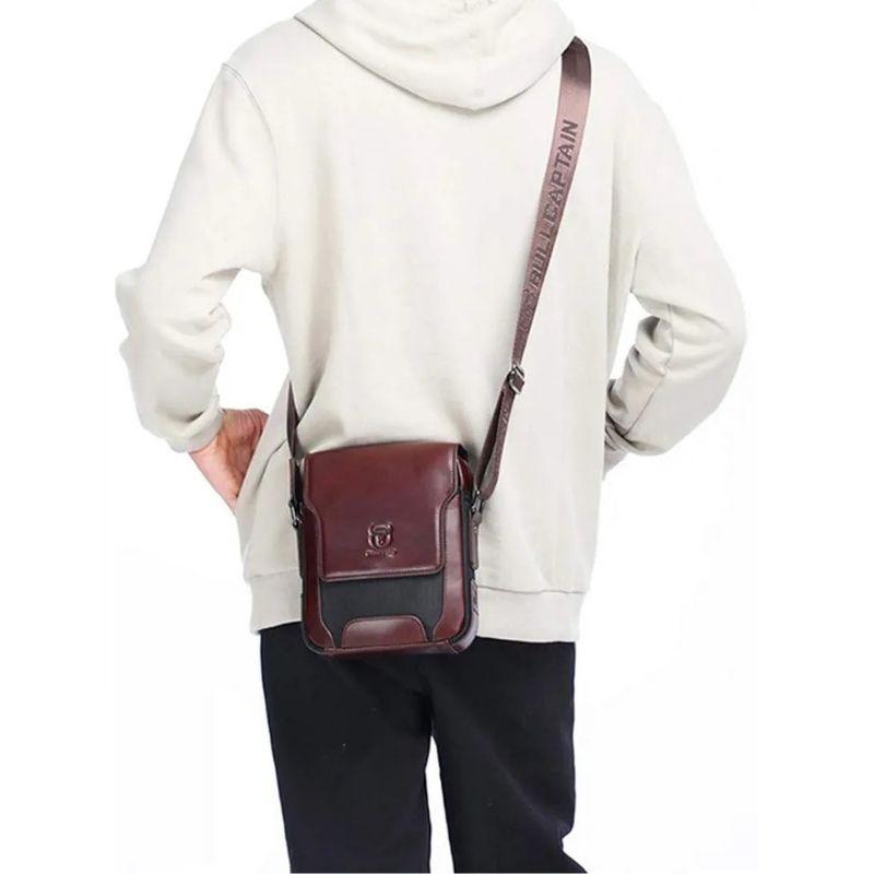 Sacoche en cuir homme