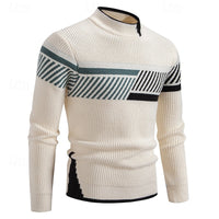 Cormac | Textured Colour-Block Sweater