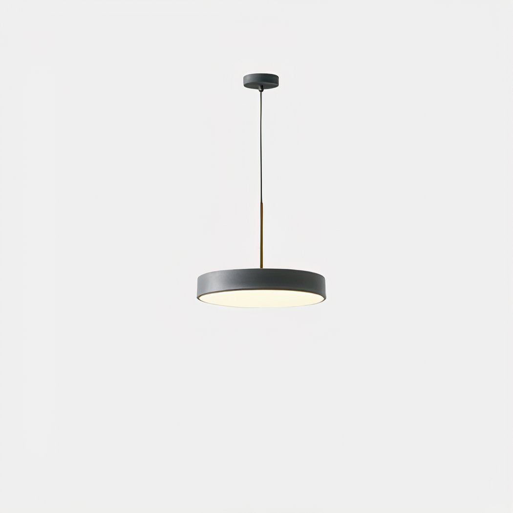 Suspension salon LED style nordique en forme de disque