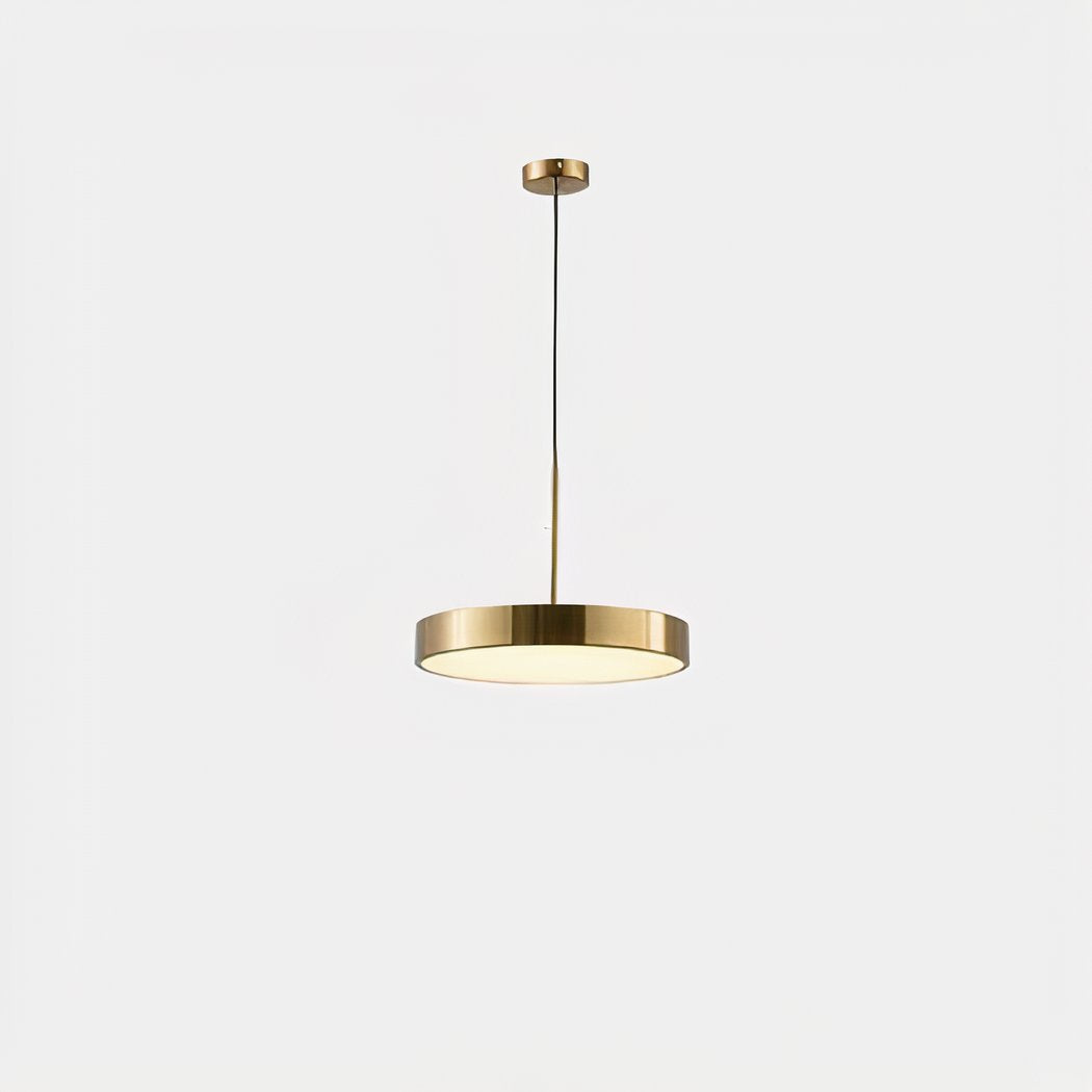 Suspension salon LED style nordique en forme de disque