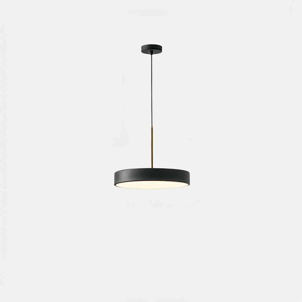 Suspension salon LED style nordique en forme de disque