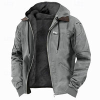 Gideon | Fleece-Lined Hooded Jacket